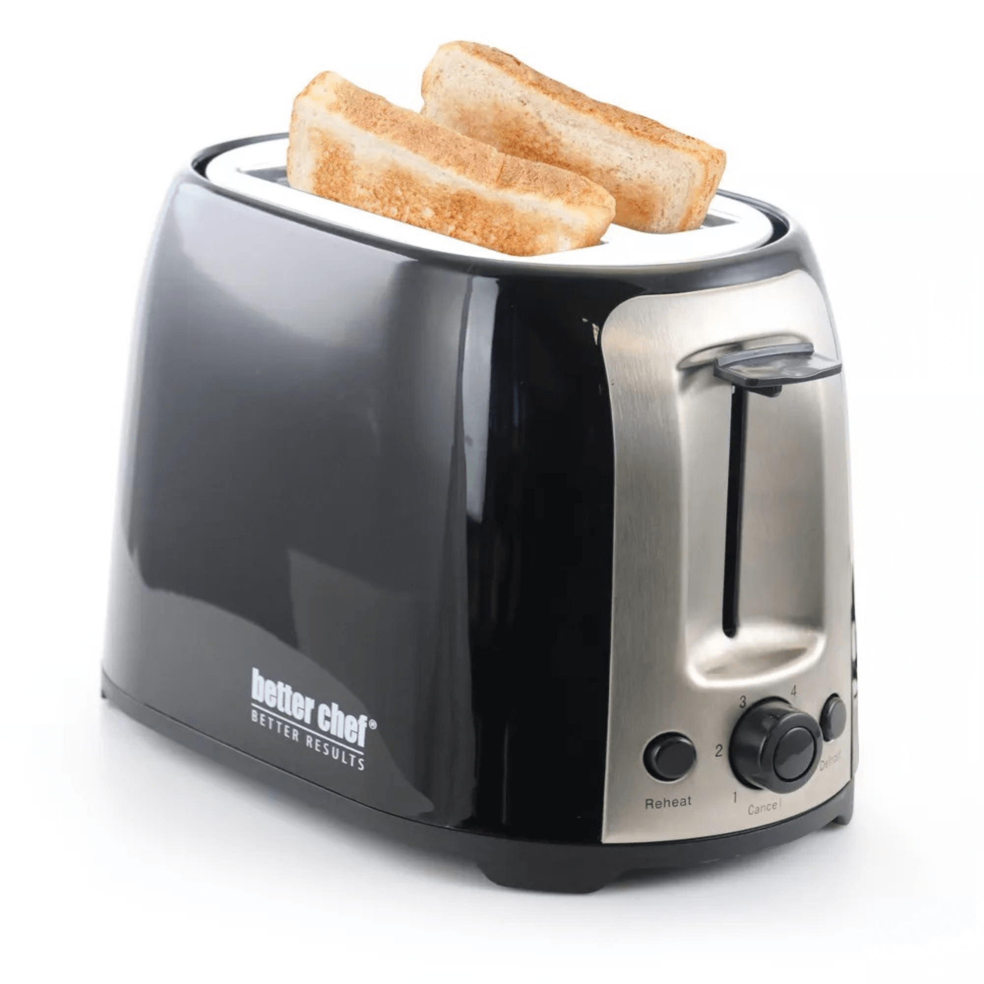 Better Chef Deluxe Cool Touch Wide-Slot 2-Slice Toaster - REFURBISHED