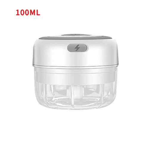HiPiCok Meat Grinder Electric Garlic Crusher Food Chopper Mini Garlic