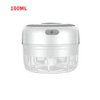 HiPiCok Meat Grinder Electric Garlic Crusher Food Chopper Mini Garlic