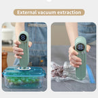 Mini Vacuum Sealer with USB-Rechargeable Portable Wireless ，Dry/Moist