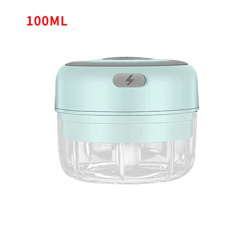 HiPiCok Meat Grinder Electric Garlic Crusher Food Chopper Mini Garlic