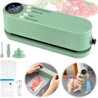 Mini Vacuum Sealer with USB-Rechargeable Portable Wireless ，Dry/Moist