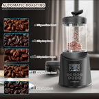 CAFEMASY New 300g Smart Coffee Bean Air Roaster Auto & Manual Modes Coffee Roasting Machine With Digital Display