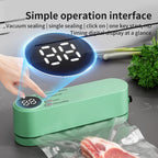 Mini Vacuum Sealer with USB-Rechargeable Portable Wireless ，Dry/Moist