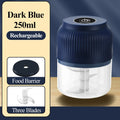 250ml Mini Wireless USB Rechargeable Electric Vegetable Chopper Garlic