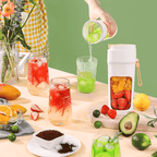 Portable Wireless Blender With The Straw; USB Travel Juice Cup Baby